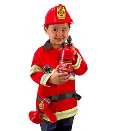 Melissa Brandweerpak | verkleedkleding | 3 6 jaar