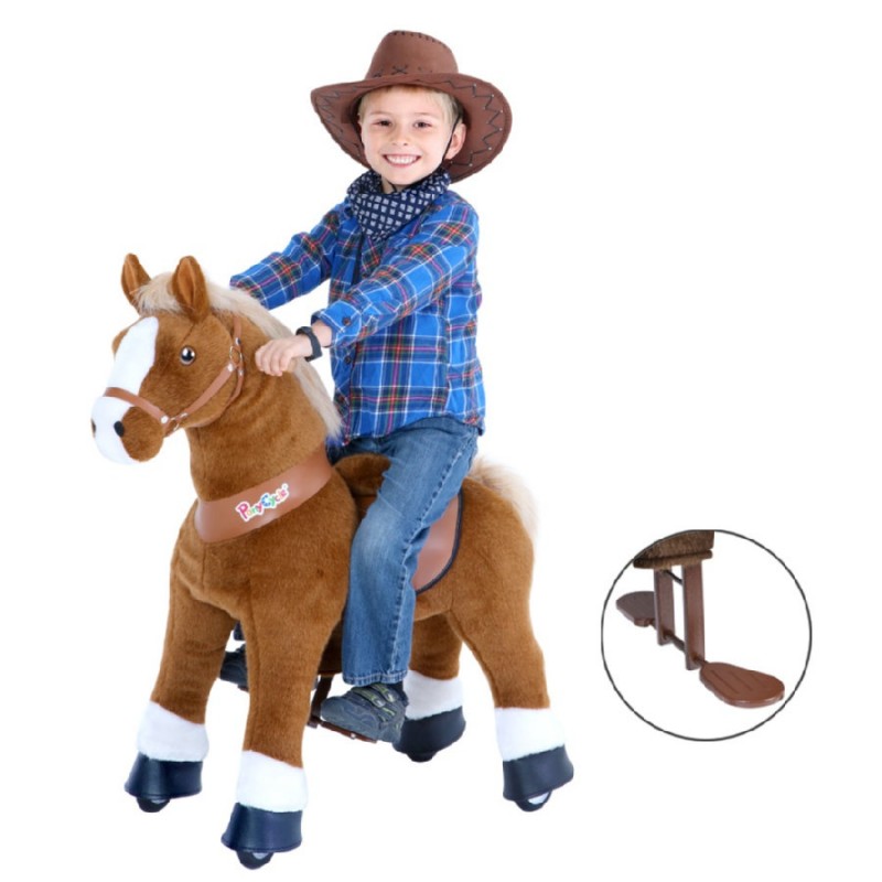 rukken ondeugd toonhoogte Ponycycle Bruin Paard U324 voor kinderen van 3 tot 5 jaar