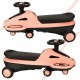 Wiebelcar | Swingcar | met LED en Muziek | Speciale uitvoering | Roze