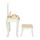 Kinderkaptafel met accessoires | Kleur wit