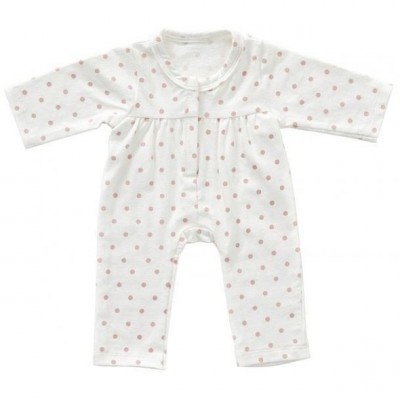 Onesie roze stippels 35cm