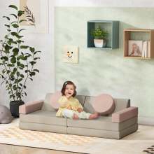 Foam kindersofa en speelblokken set