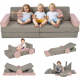 Foam kindersofa en speelblokken set