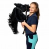 Hobby Horse stokpaard zwart met Halster | Groot formaat A3