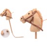 Holly Horse - stokpaard met geluid en halster ca. 80 cm