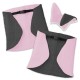 Skippi Stokpaard Deken en Oornetje – Roze en Grijs – Accessoires voor Hobby Horse