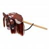 ByAstrup stokpaard CoCo - rood/wit