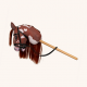 ByAstrup stokpaard CoCo - rood/wit