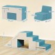 Speelblokken foam set - Glijbaan en stoel