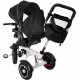 Driewieler Buggy kinderwagen - Trike - Zwarte uitvoering