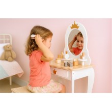 Kinderkaptafel met accessoires | Kleur wit